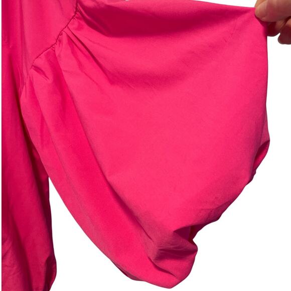 A. CALIN By Flying Tomato Pink Elasticized Crop Top Large NWOT - Picture 5 of 7